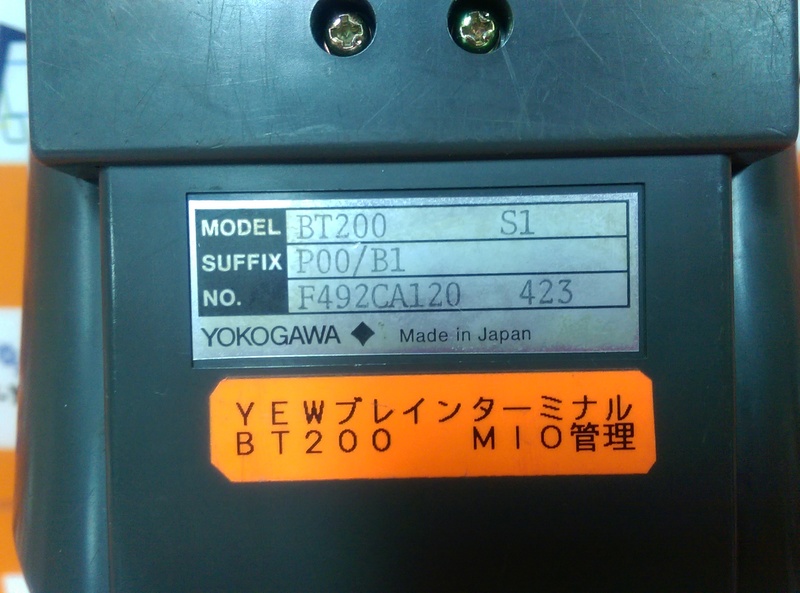 YOKOGAWA BT200 S1 Transducer Meter 裕益科技自動化設備可程式編碼器PLC分散式控制系統DCS